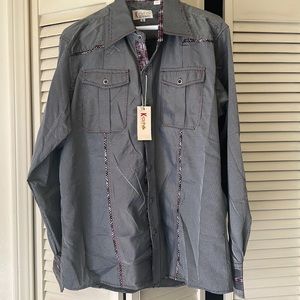 Kafe men’s button up shirt